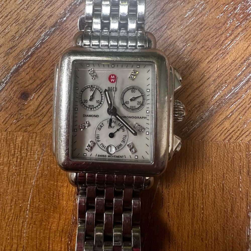 Deco Mid Diamond Dial Watch